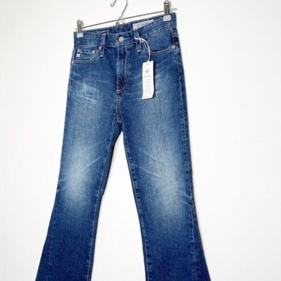 AG Quinne High Waist Crop Flare Jeans  - Picture 3 of 8